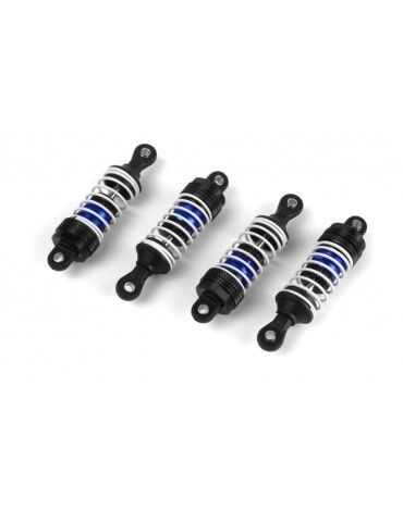 Aluminum Oil-Filled Shock Absorber Set (Blue/4pcs)