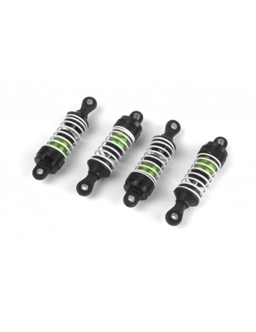 Aluminum Oil-Filled Shock Absorber Set (Green/4pcs)