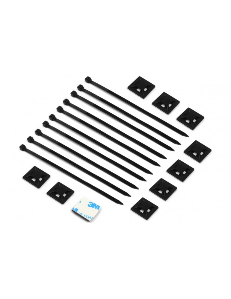 Cable Mount & Tie (10 pcs)