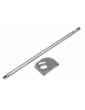 Aluminum drive shaft & motor mouting bracket