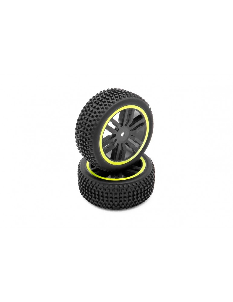 Rear complete tyres (x2) - Yellow