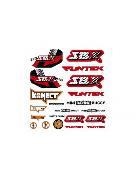 Red/Black Stickers sheet