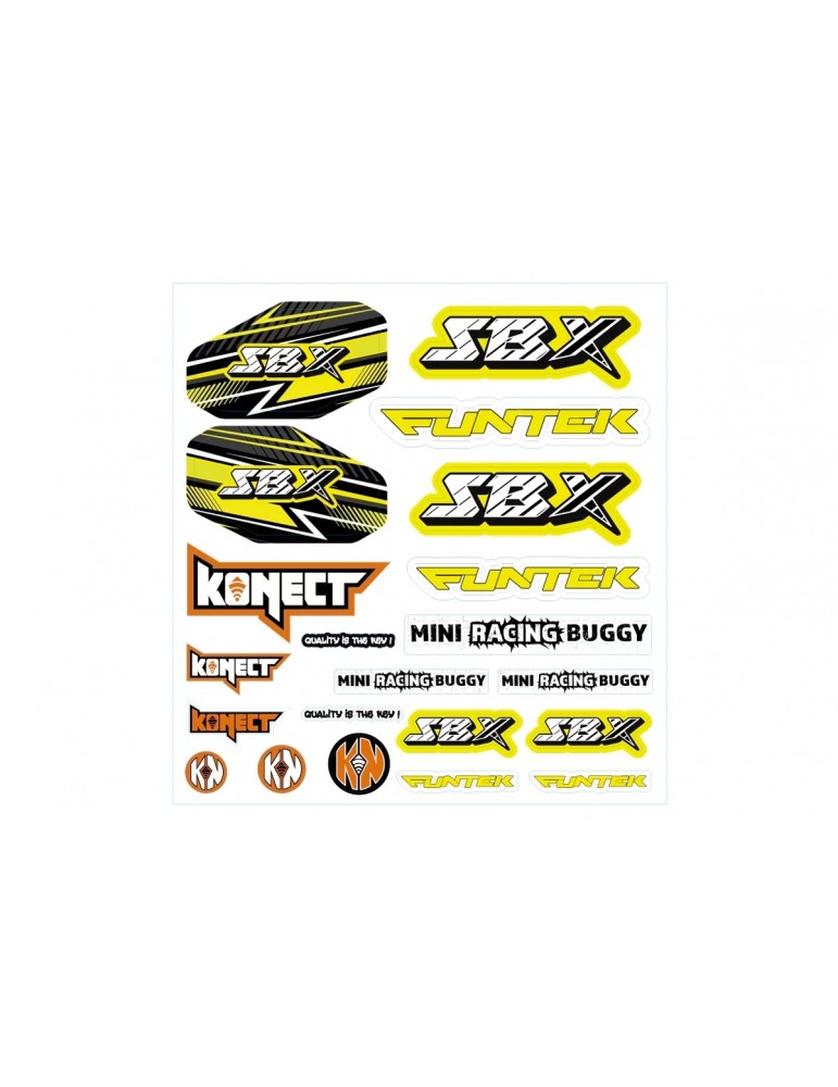 Yellow/Black Stickers sheet