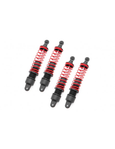 Standard plastics shocks Red (x4)