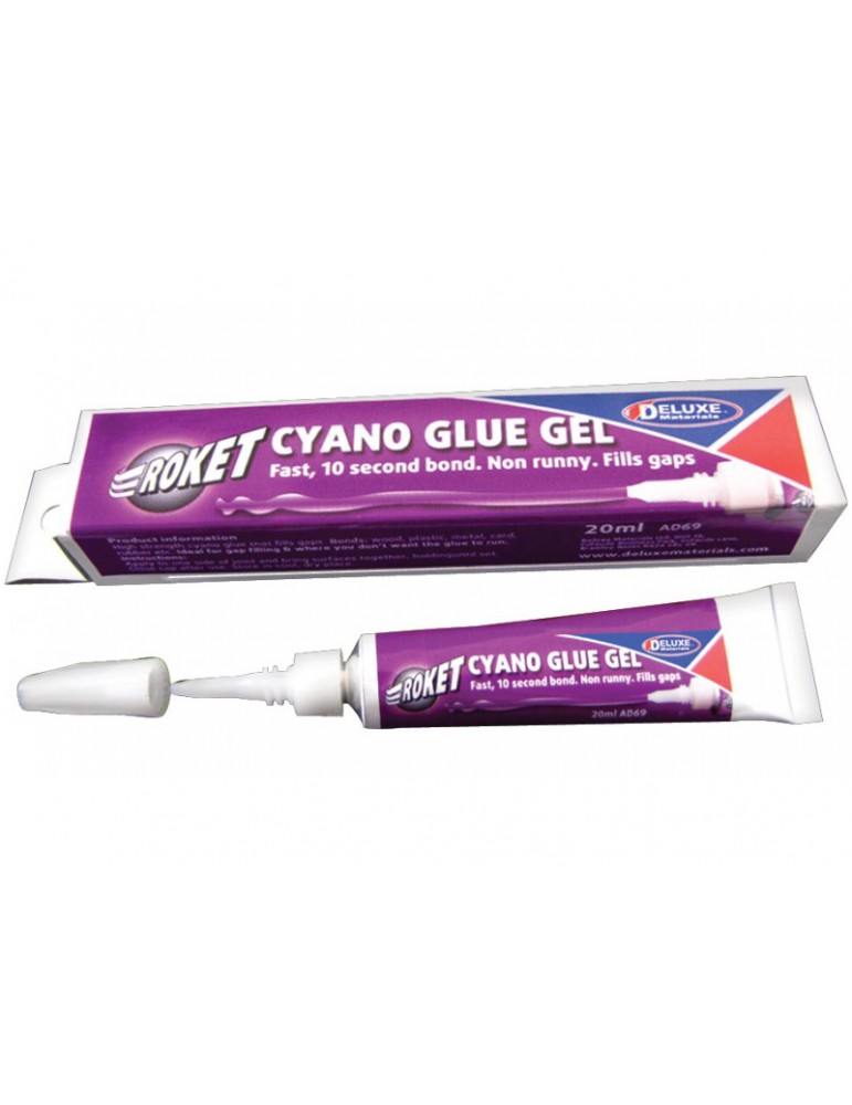 Roket Cyano Gel 20 ml AD69 cianoakrilato gelio klijai RC modeliams