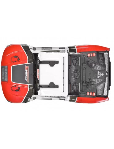 Team Corally SHIROI XP 6S RTR Short Course 1:8 raudonas RC modelis RTR versija