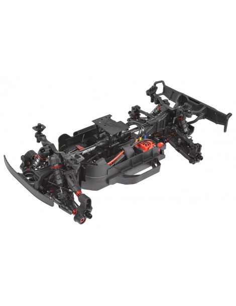 Team Corally SHIROI XP 6S RTR Short Course 1:8 raudonas RC modelis RTR versija