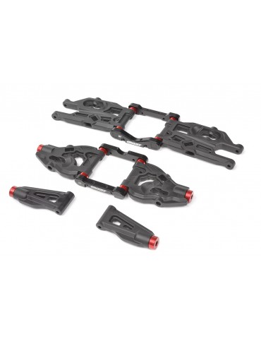 Team Corally SHIROI XP 6S RTR Short Course 1:8 raudonas RC modelis RTR versija