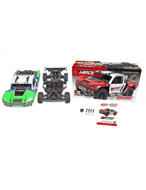 Team Corally SHIROI XP 6S Roller Short Course 1:8 žalias RC modelis