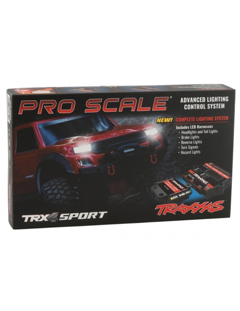 Traxxas Pro Scale LED šviesų rinkinys TRX-4 Sport su priekinių ir galinių žibintų komplektu