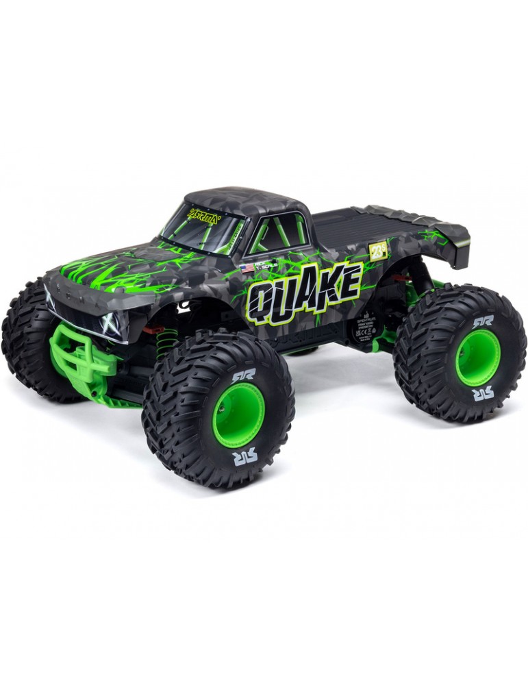 RC modelis Arrma Quake 223S BLX 1/10 RTR žalias RC monster truck