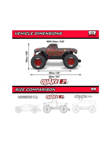 Arrma 1/10 Qquake 223S BLX 2WD RTR Green