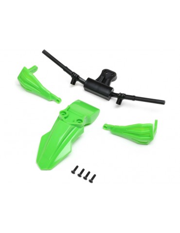 Losi Fender, Handguards & Handle Bars, Green: PM-SM
