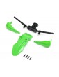 Losi Fender, Handguards & Handle Bars, Green: PM-SM