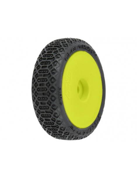 Pro-Line 1/24 Electron 2.0 Buggy Tires Mounted 7mm Yellow (4): Micro-B