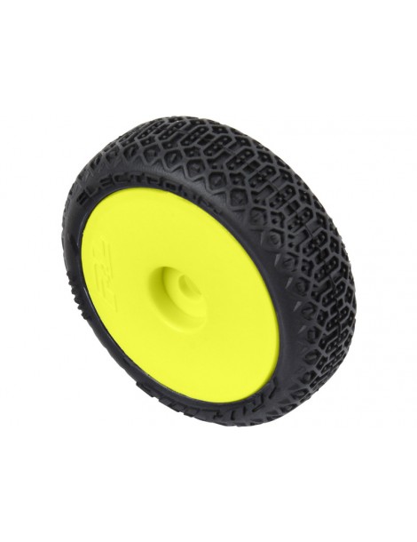 Pro-Line 1/24 Electron 2.0 Buggy Tires Mounted 7mm Yellow (4): Micro-B