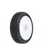 Pro-Line 1/24 Electron 2.0 Buggy Tires Mounted 7mm White (4): Micro-B
