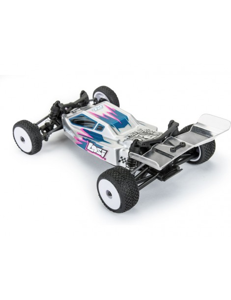 Pro-Line 1/24 Electron 2.0 Buggy Tires Mounted 7mm White (4): Micro-B