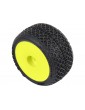 Pro-Line 1/28 Electron 2.0 T Tires Mounted 7mm Yellow (4): Micro-T