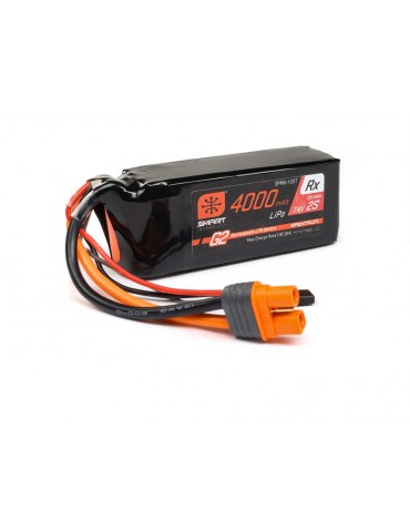Spektrum 7.4V 4000mAh 2S Smart G2 LiPo akumuliatorius RC imtuvams
