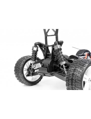 HiMOTO Rally X Brushless 1/10 RTR raudonas RC modelis su 4WD pavara