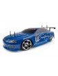 HiMOTO Drift TC Brushless 1:10 4WD mėlynas RC drift modelis su 3210KV varikliu