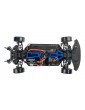HiMOTO Drift TC Brushless 1:10 4WD mėlynas RC drift modelis su 3210KV varikliu