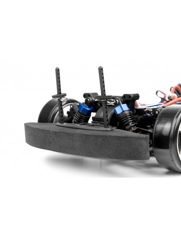 HiMOTO Drift TC Brushless 1:10 4WD mėlynas RC drift modelis su 3210KV varikliu