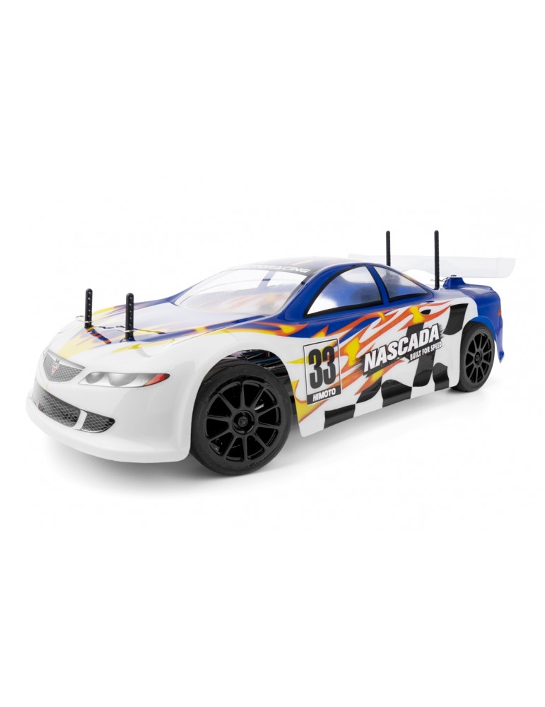 HiMOTO 1/10 Onroad NASCADA Brushless 2.4 GHz RTR set, blue