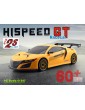 HSP GT PRO 1/10 2.4 GHz Brushless On-road, Yellow