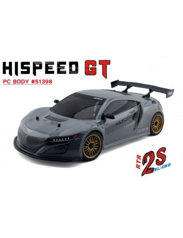 HSP GT PRO 1/10 2.4 GHz Brushless On-road, Grey