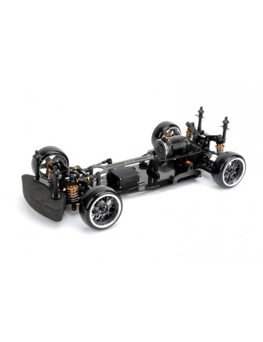 CARTEN T410D 1:10 RWD RC drift važiuoklės rinkinys iš anglies pluošto ir aliuminio