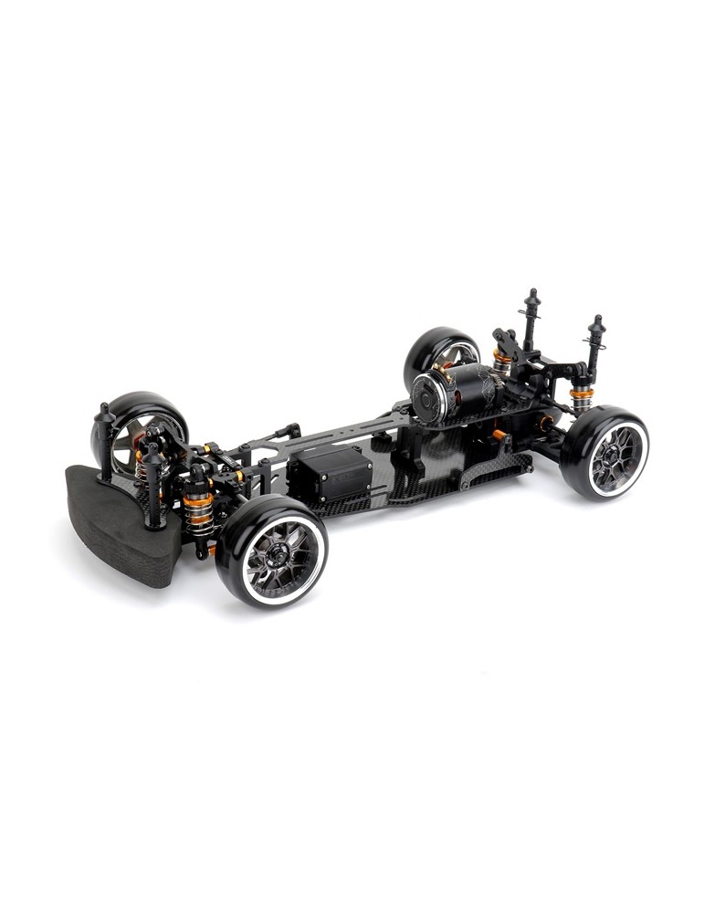 CARTEN T410D 1:10 RWD RC drift važiuoklės rinkinys iš anglies pluošto ir aliuminio