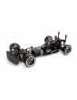 CARTEN T410D 1:10 RWD RC drift važiuoklės rinkinys iš anglies pluošto ir aliuminio