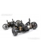 CARTEN T410D 1:10 RWD RC drift važiuoklės rinkinys iš anglies pluošto ir aliuminio