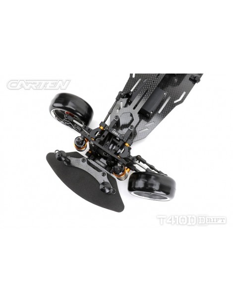CARTEN T410D 1:10 RWD RC drift važiuoklės rinkinys iš anglies pluošto ir aliuminio