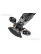 CARTEN T410D 1:10 RWD RC drift važiuoklės rinkinys iš anglies pluošto ir aliuminio