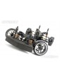 CARTEN T410D 1:10 RWD RC drift važiuoklės rinkinys iš anglies pluošto ir aliuminio
