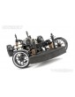 CARTEN T410D 1:10 RWD RC drift važiuoklės rinkinys iš anglies pluošto ir aliuminio
