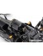 CARTEN T410D 1:10 RWD RC drift važiuoklės rinkinys iš anglies pluošto ir aliuminio