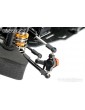 CARTEN T410D 1:10 RWD RC drift važiuoklės rinkinys iš anglies pluošto ir aliuminio