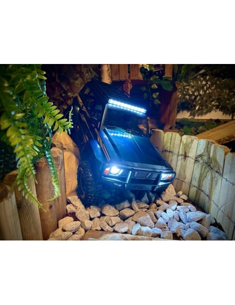 Absima CR4.4 Patrol Dark Blue 1:10 RTR RC kopimo modelis su LCG važiuokle