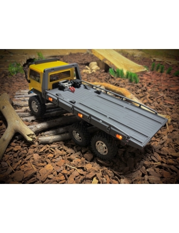 Hobby Plus CR-18P Arktos 6x6 Tow Truck Geltonas 1:18 RTR RC kopimo modelis su gervės sistema