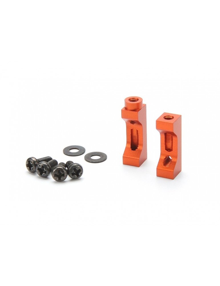 Aluminium servo mount set (orange)