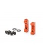 Aluminium servo mount set (orange)