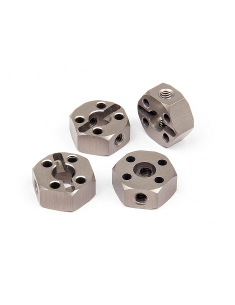 Aluminum locking hex wheel hub (12mm/4pcs)