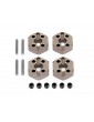 Aluminum locking hex wheel hub (12mm/4pcs)