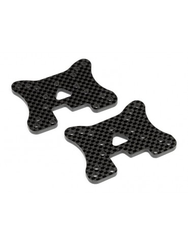 Shock tower (Woven graphite) 3mm (2ks)