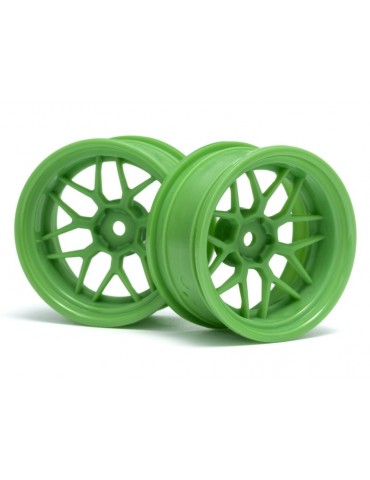 TECH 7 WHEEL GREEN 52X26X+9MM OFFSET (2PCS)