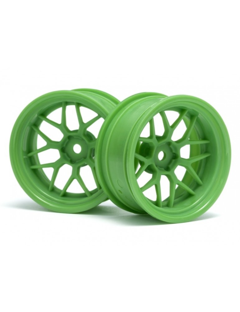 TECH 7 WHEEL GREEN 52X26X+9MM OFFSET (2PCS)